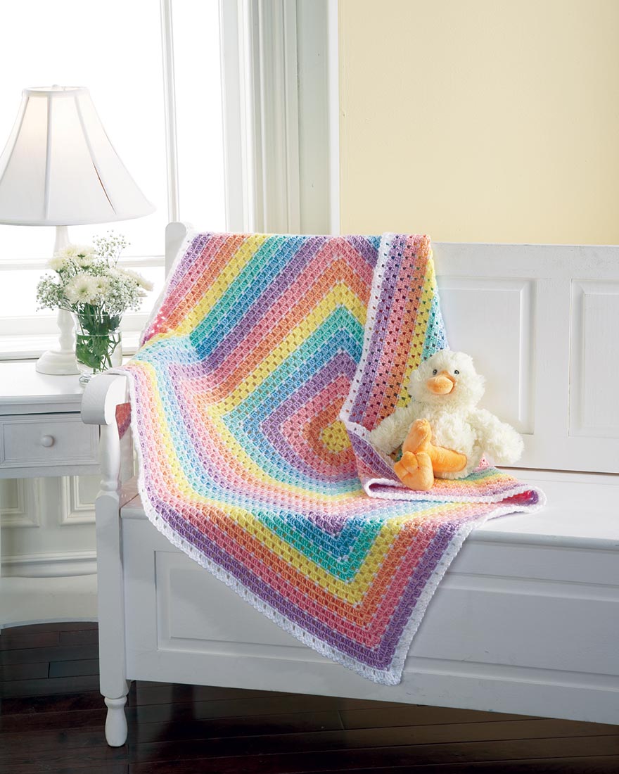 Baby Blanket Squared Pattern