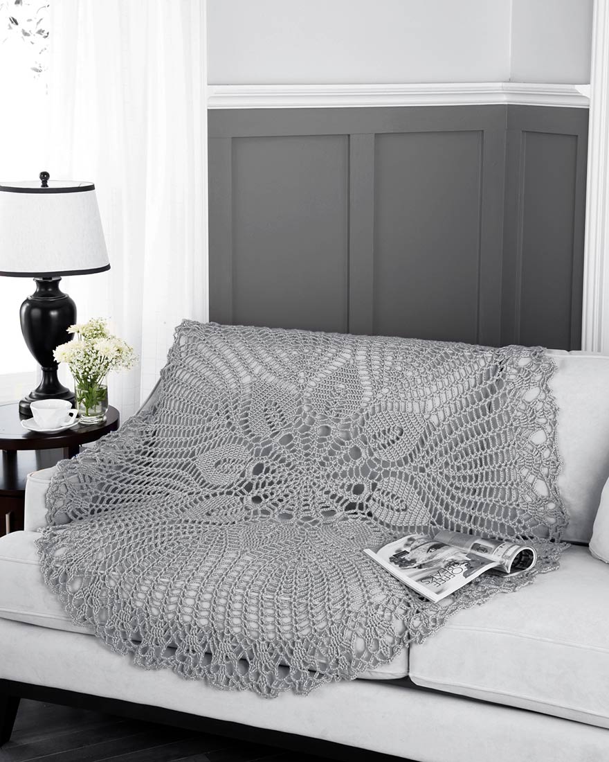 Circular Lace Throw Pattern
