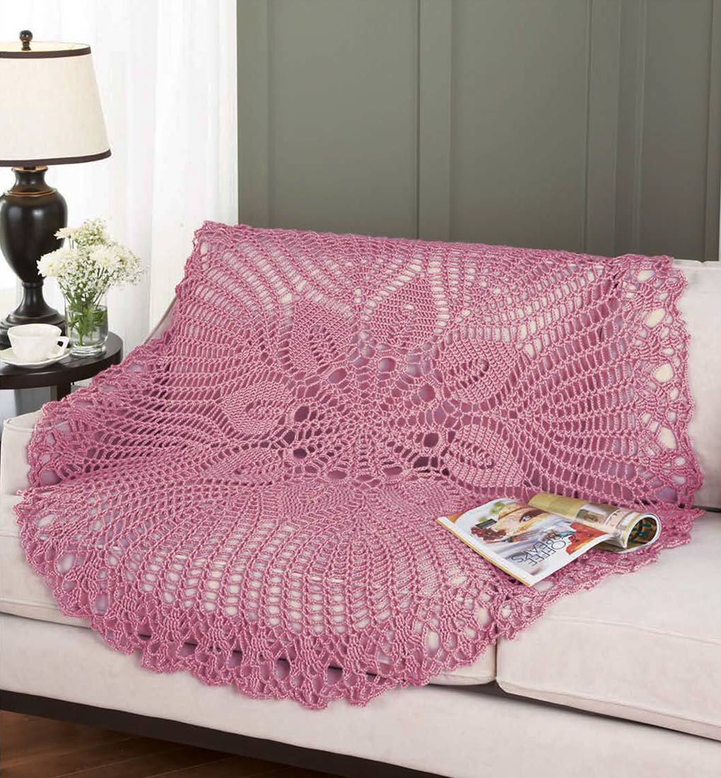 Circular Lace Throw Pattern