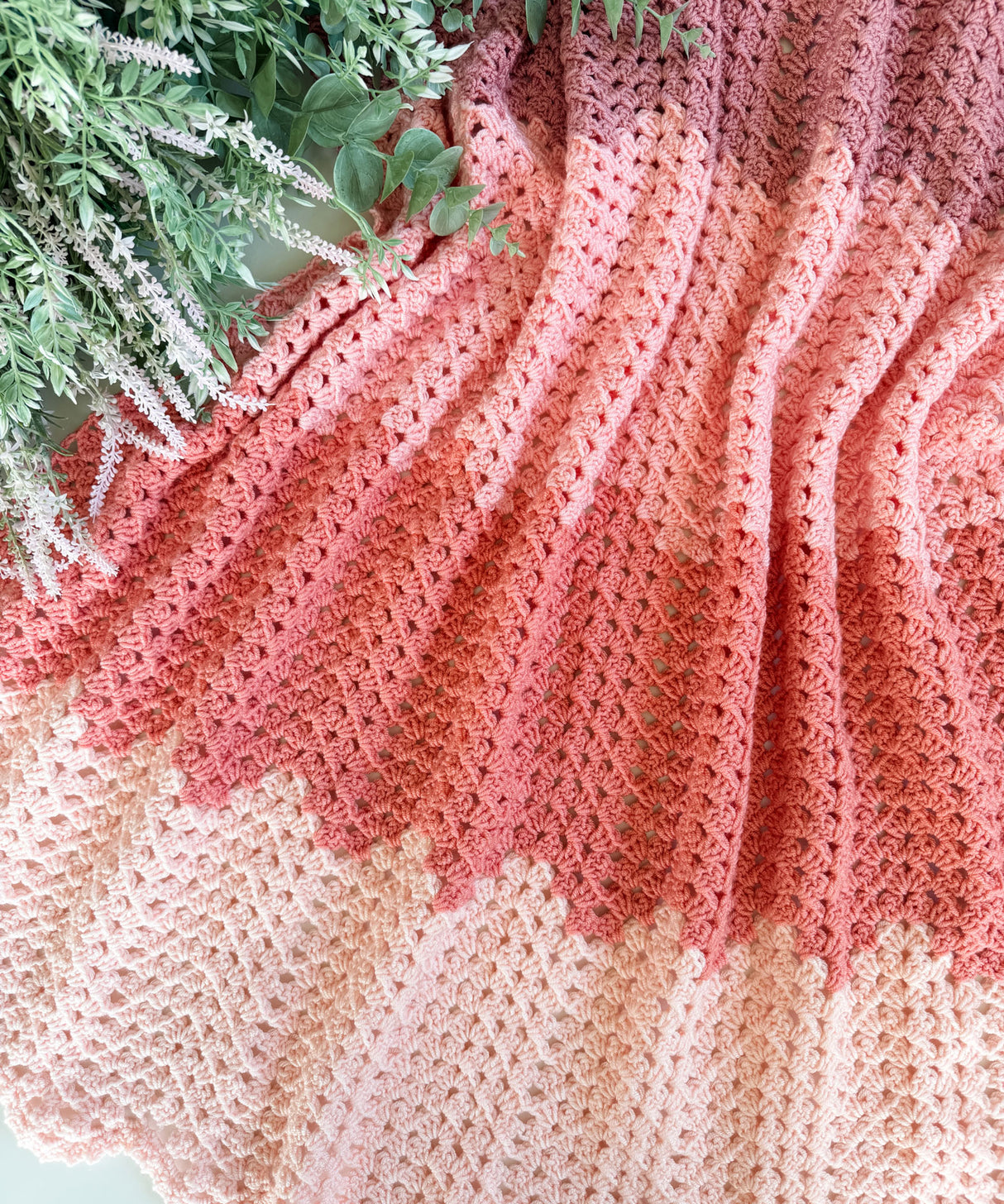Timeless Granny Ripple Blanket