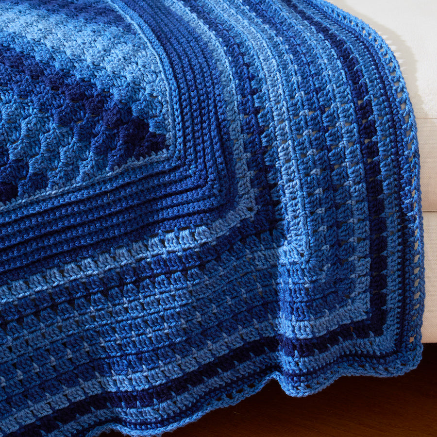 Weavers Window Pattern Weaver's Window Blanket – Mary Maxim