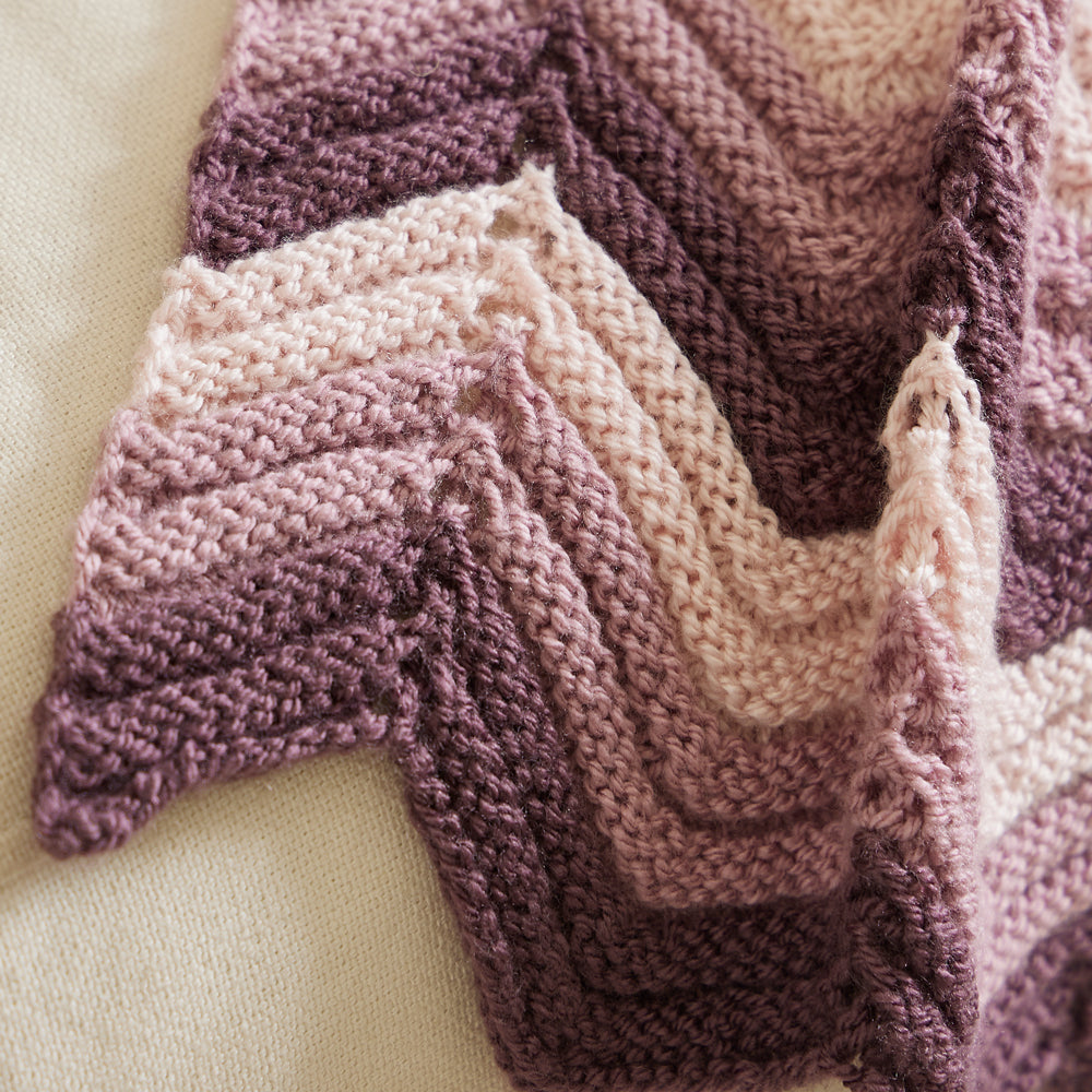 Crocheted ripple blanket kit – Knit One Kits