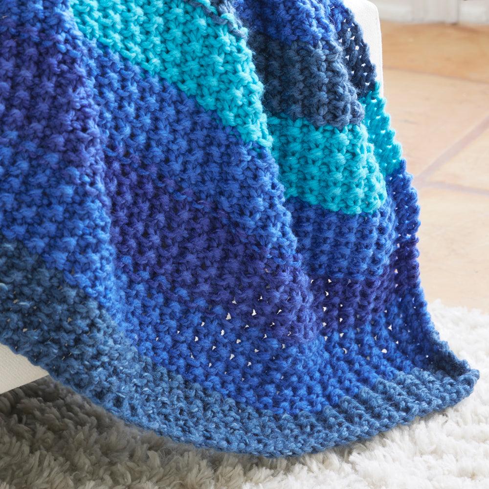Alpenhaus Ripple Moss Stitch Blanket – Mama In A Stitch