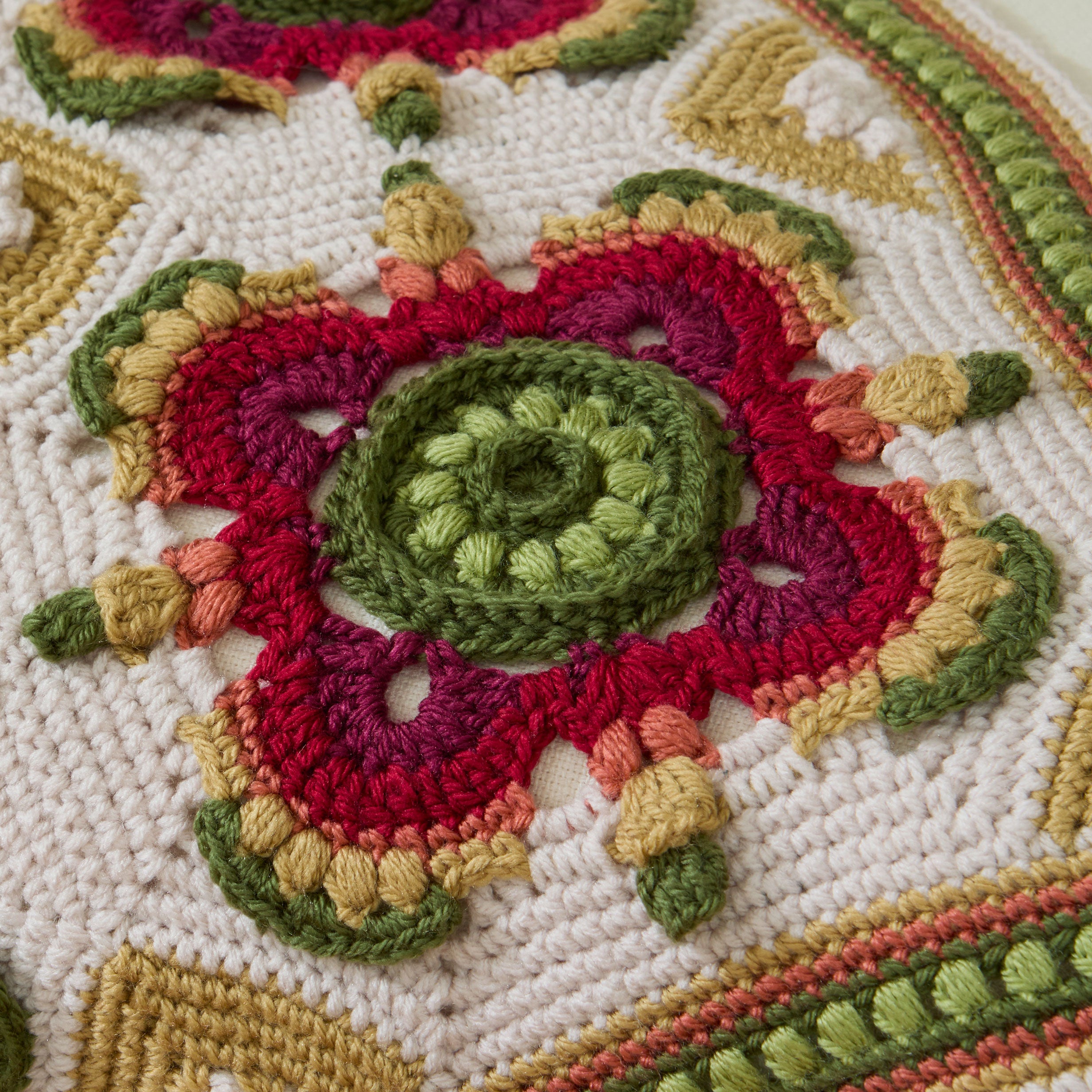 Spanish Tile Throw – Mary Maxim