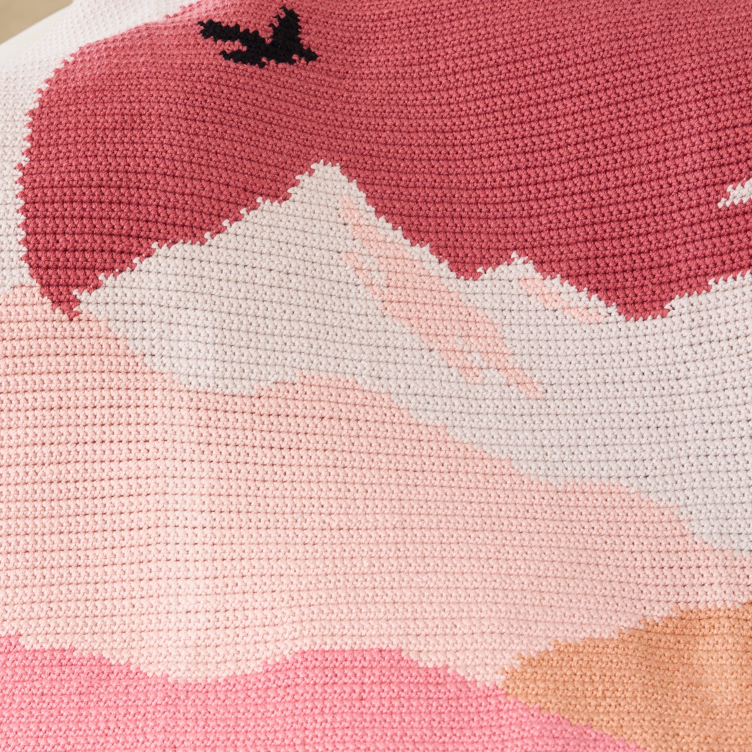 Mountain Sunset Blanket – Mary Maxim