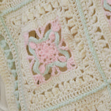 Tiled Flowers Crochet Baby Blanket
