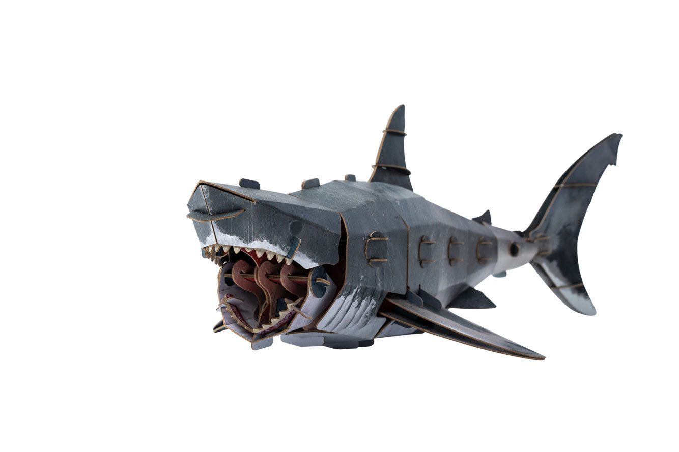 希少‼️  SHARK アイランドシャーク　ヴィンテージフレーム Great White Shark 3D DIY Puzzle – Mary Maxim
