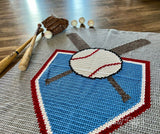 Baseball Sports Throw Blanket