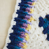 Blue Water Lily Crochet Afghan