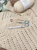 Breeze V-Neck Crochet Cardigan