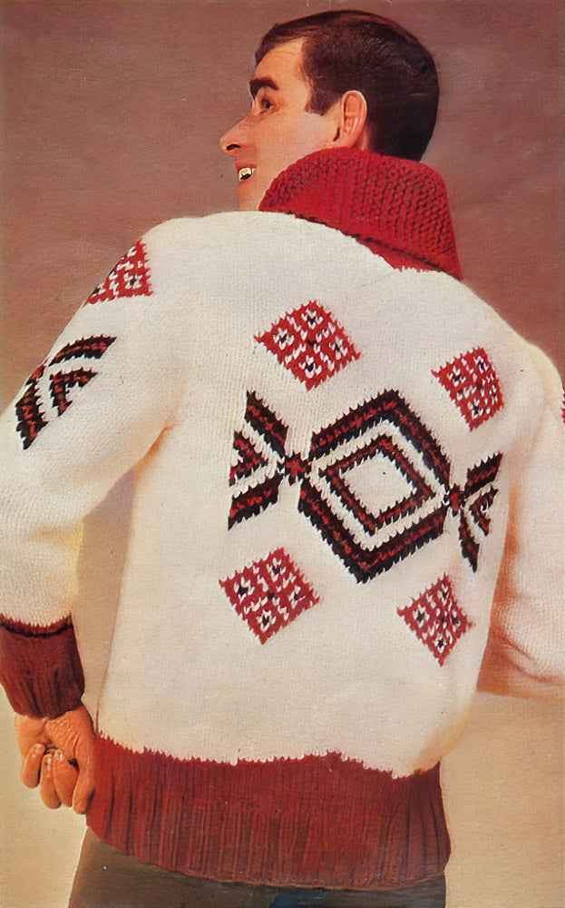 Pueblo Indian Cardigan Pattern – Mary Maxim
