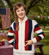 Ladies Knitted Zip Up Pattern