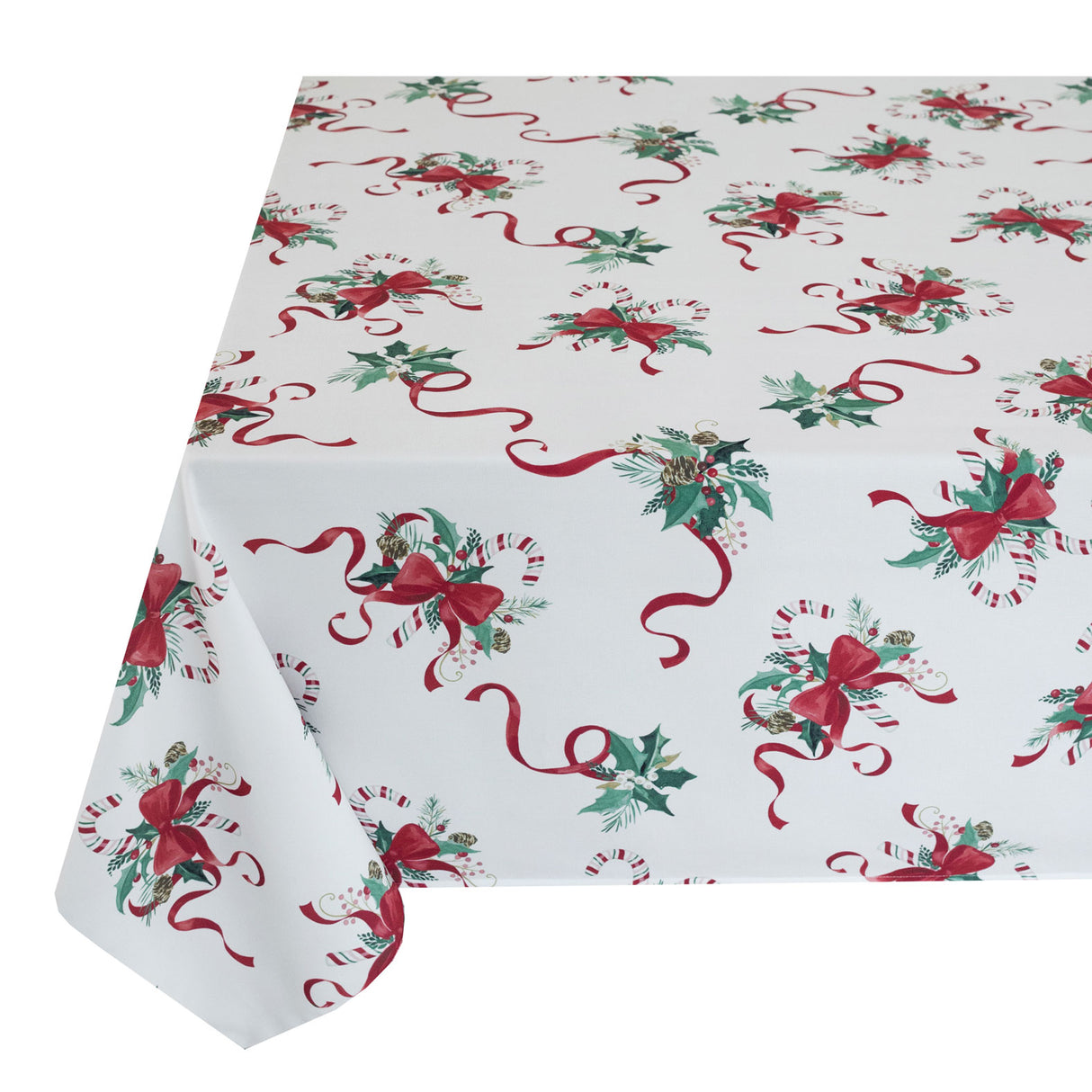 Candy Cane Ribbon Tablecloth