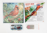 Cardinal and Holly Wall Hanging Diamond Dotz Kit