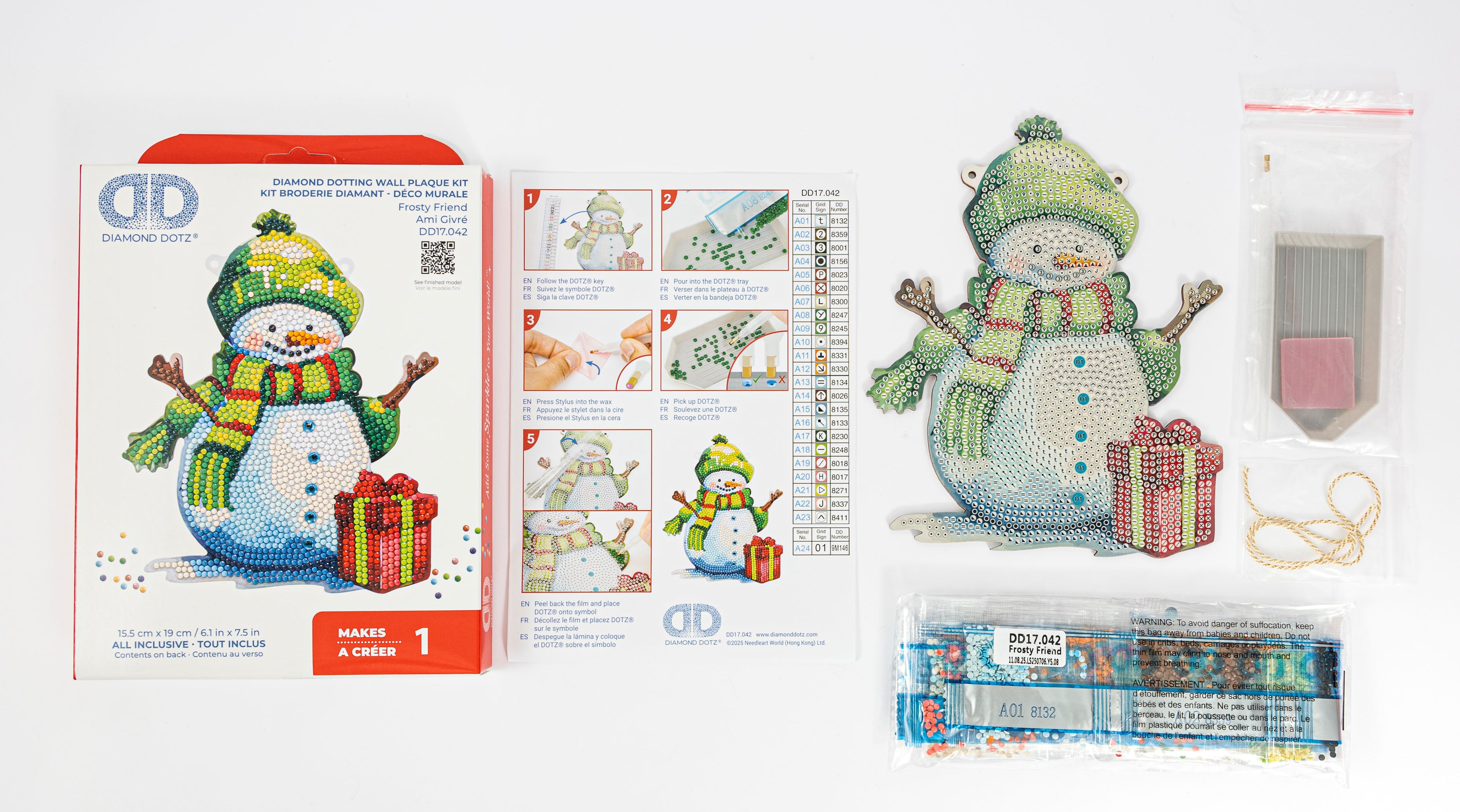 Frosty Friend Wall Hanging Diamond Dotz Kit – Mary Maxim