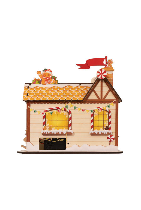 Gingerbread House Wood Model Kit