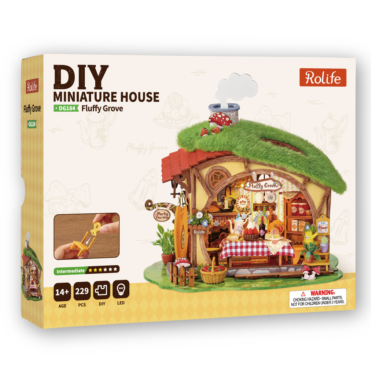 Fluffy Grove Wood Model Kit