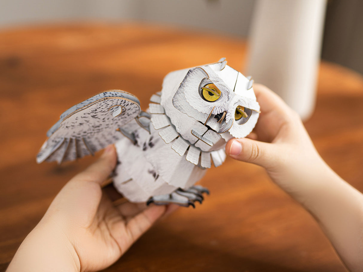 Snowy Owl 3D DIY Puzzle