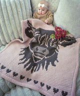 Little Highland Wonder Crochet Baby Blanket