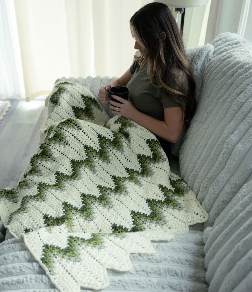 Forest Pulse Blanket – Mary Maxim