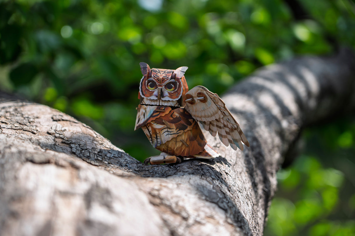 Great Horned Owl 3D Bird Puzzle