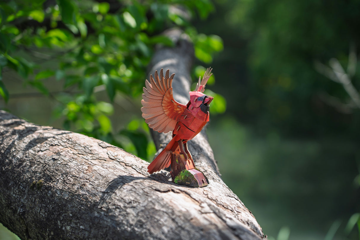 North American Cardinal 3D Bird Puzzle