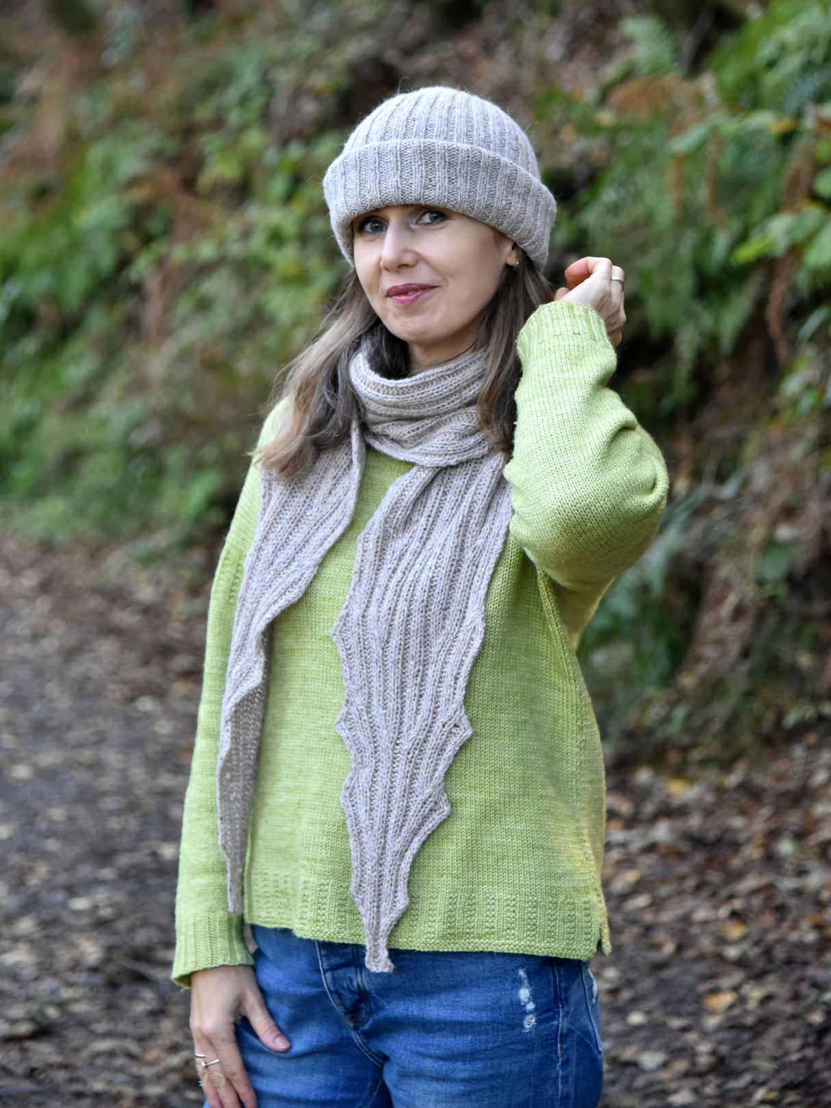 Morning Mist Hat & Scarf