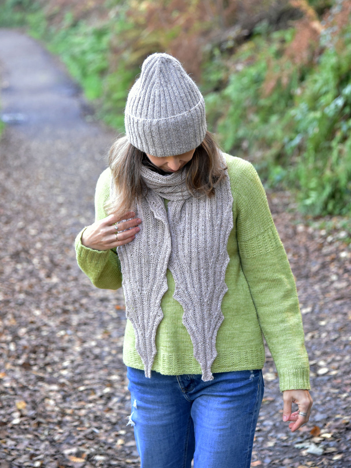 Morning Mist Hat & Scarf