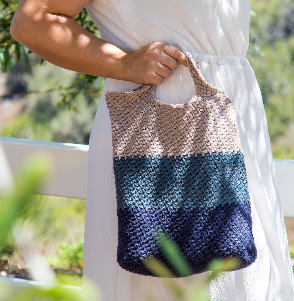 Striped Tote Bag – Mary Maxim