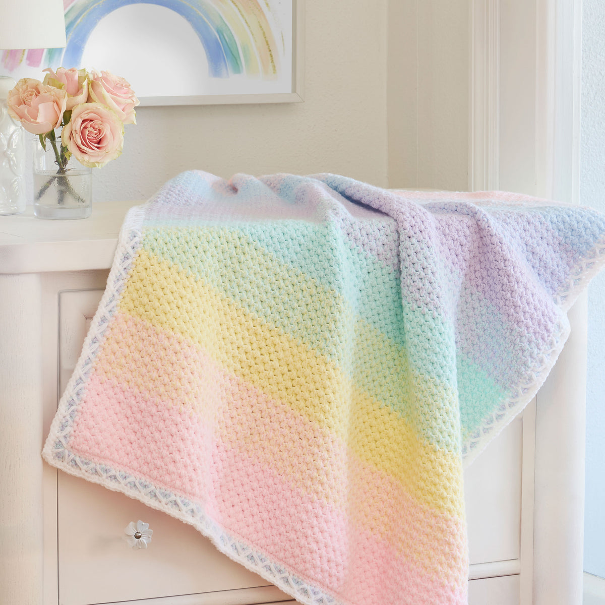 Dreamscape Snuggle Crochet Baby Blanket