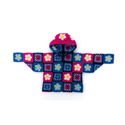 Free Flower Power Crochet Hoodie Pattern – Mary Maxim