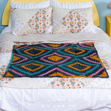 Free Red Heart Classic Quilt Crochet Blanket Pattern
