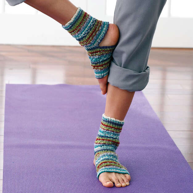 Free Knit Yoga Socks Pattern