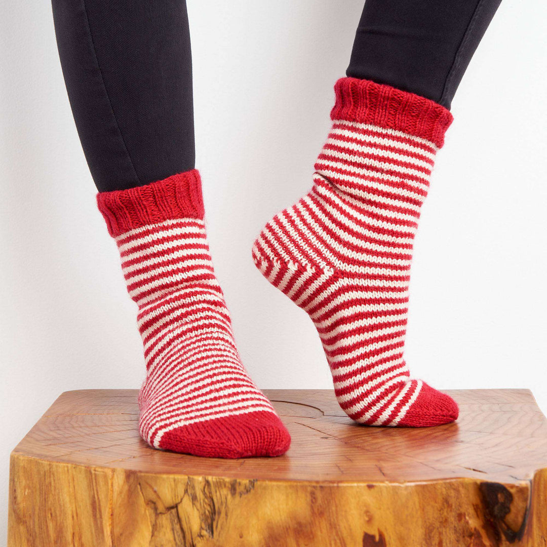 Free Fireside Knit Sock Pattern