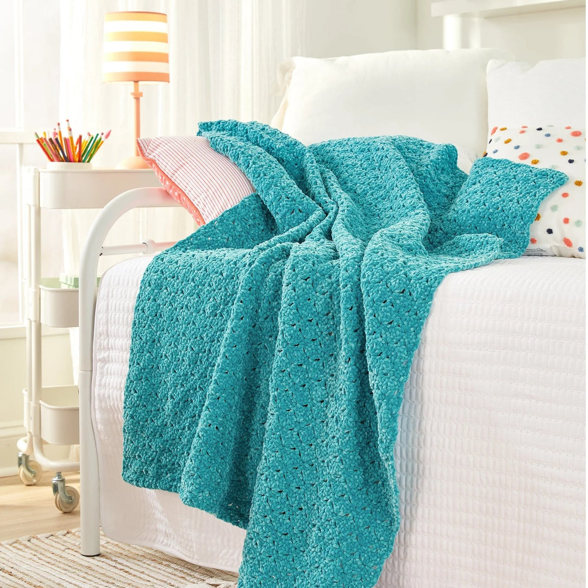 Free Split Shells Throw Pattern – Mary Maxim