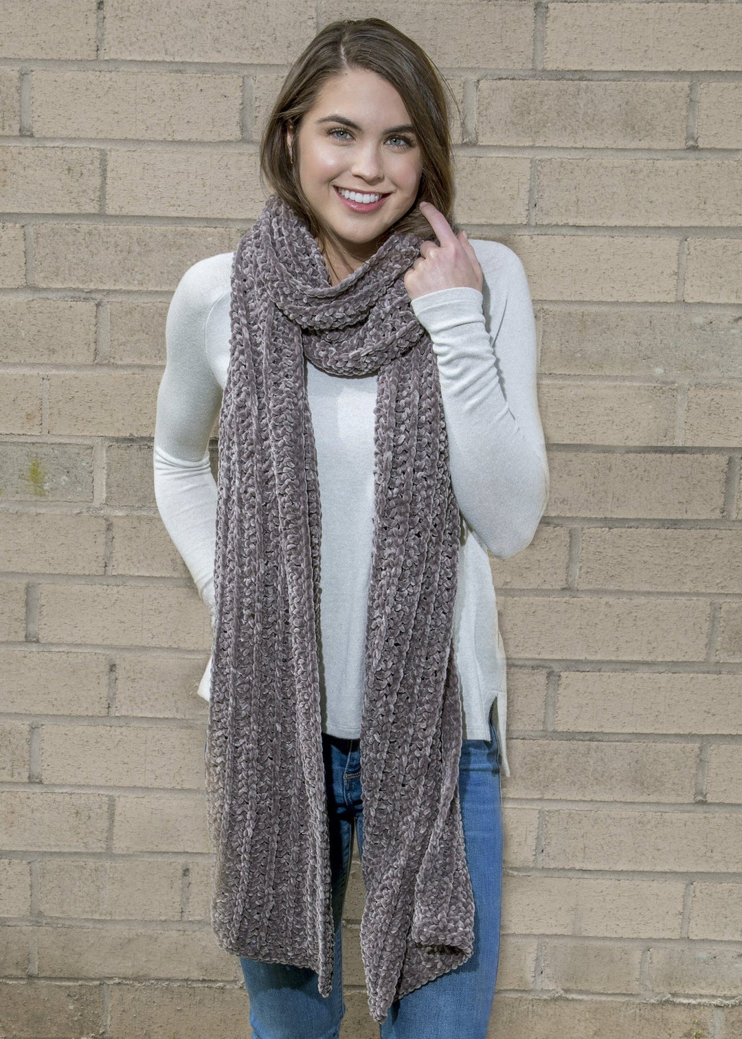 Free Willow Ribbed Scarf Pattern
