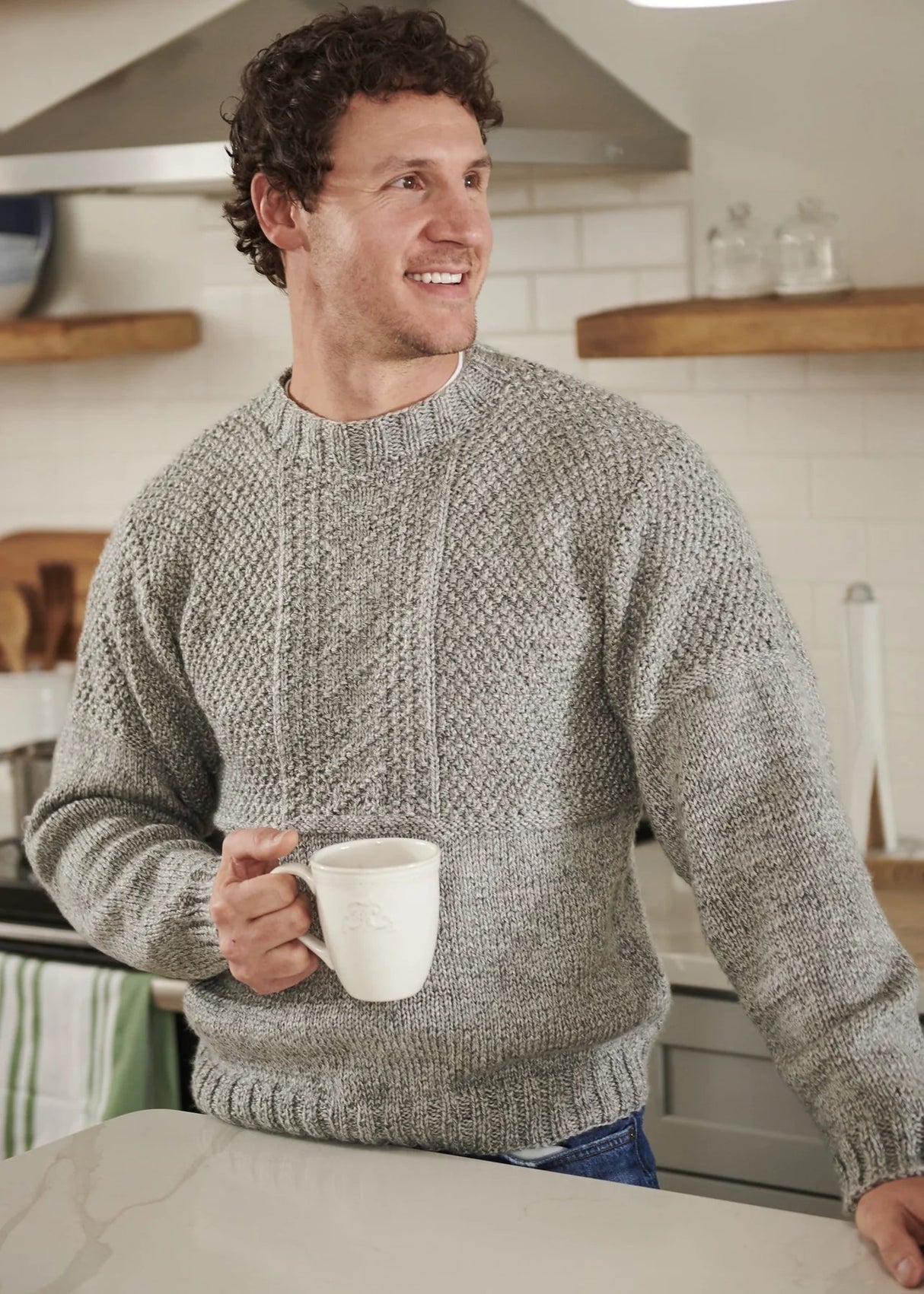 Free Everyday for Everyone Gansey Pullover Pattern