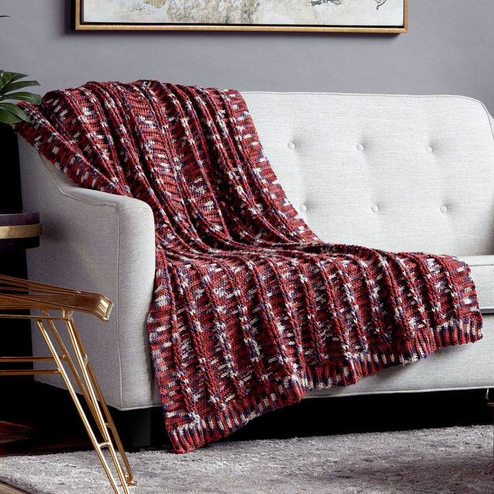 Free Crochet Ridges Blanket Pattern
