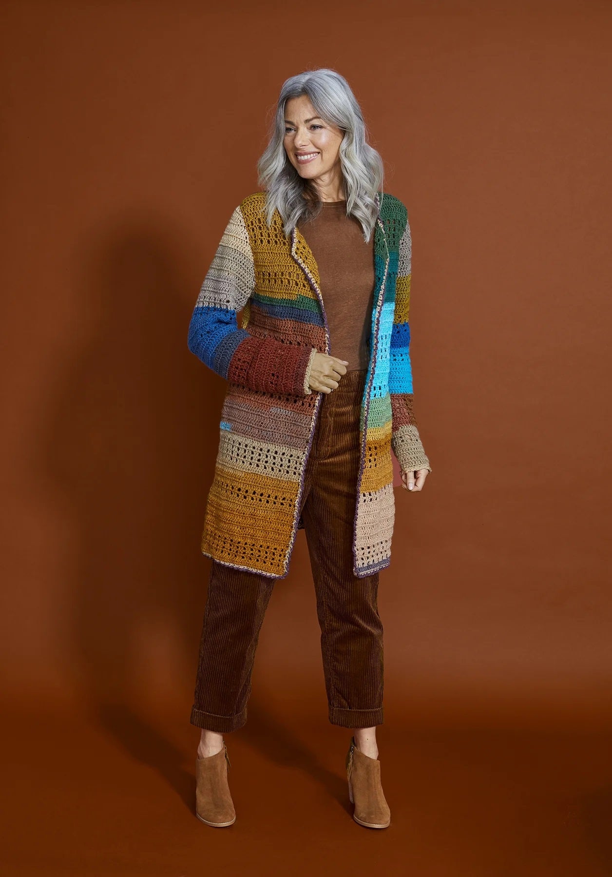 Free Point Hope Cardigan Pattern – Mary Maxim