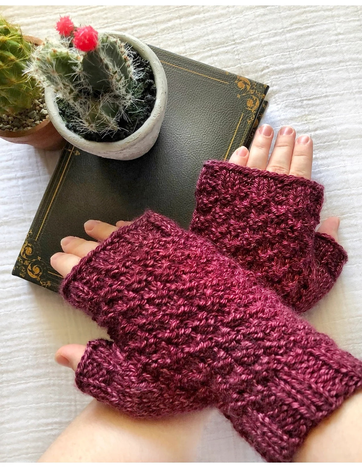 Free Prickly Pear Mitts Pattern