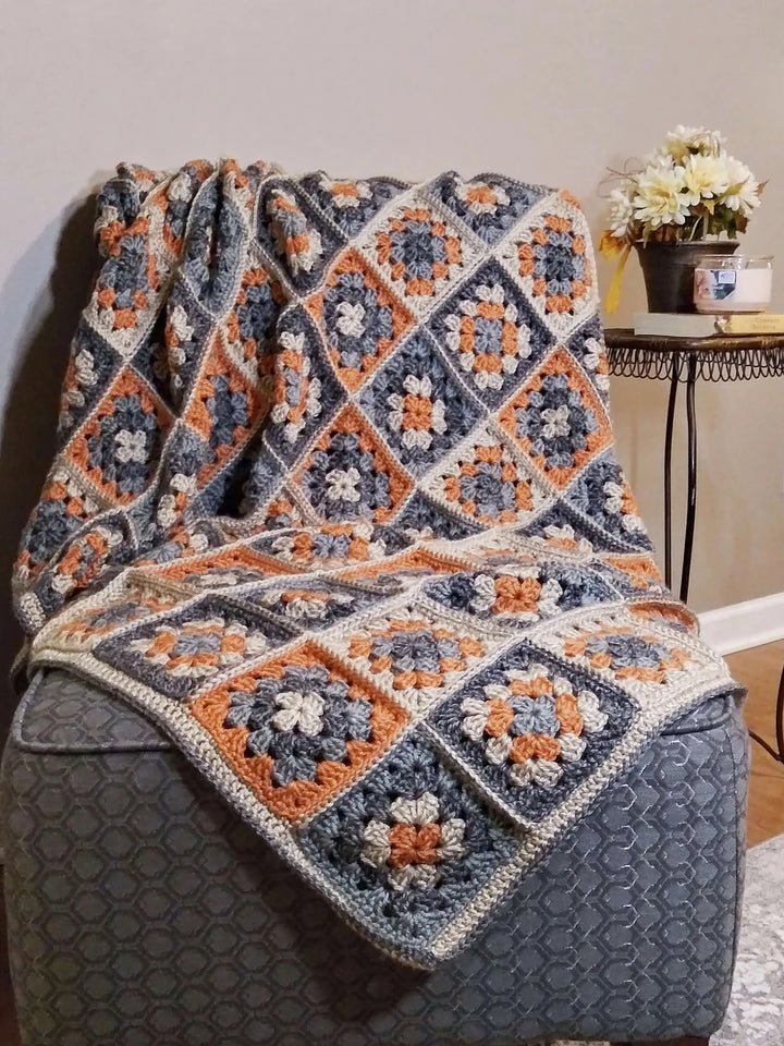 Free Bobby Granny Square Blanket Pattern