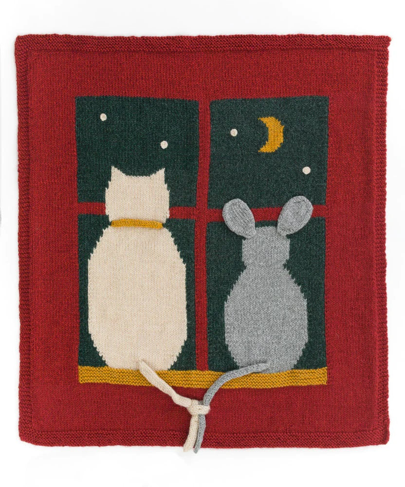 Free Cat & Mouse Blanket Pattern