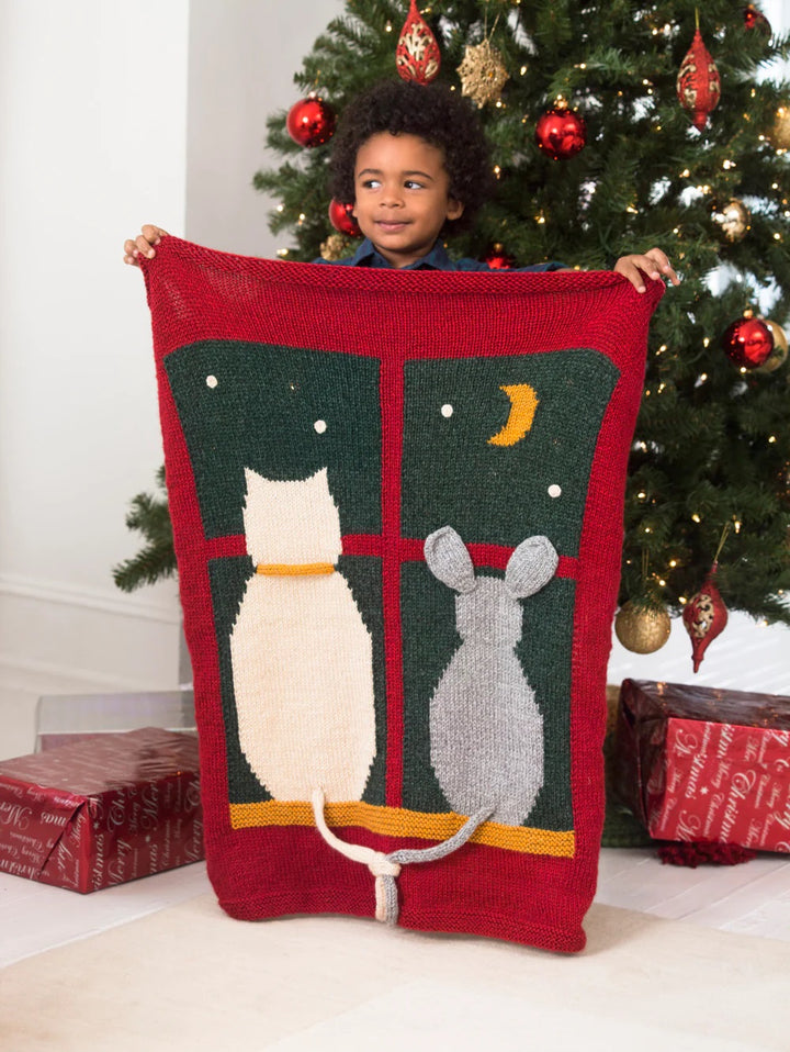 Free Cat & Mouse Blanket Pattern