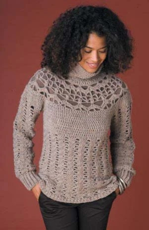 Free Lush Lace Pullover Pattern