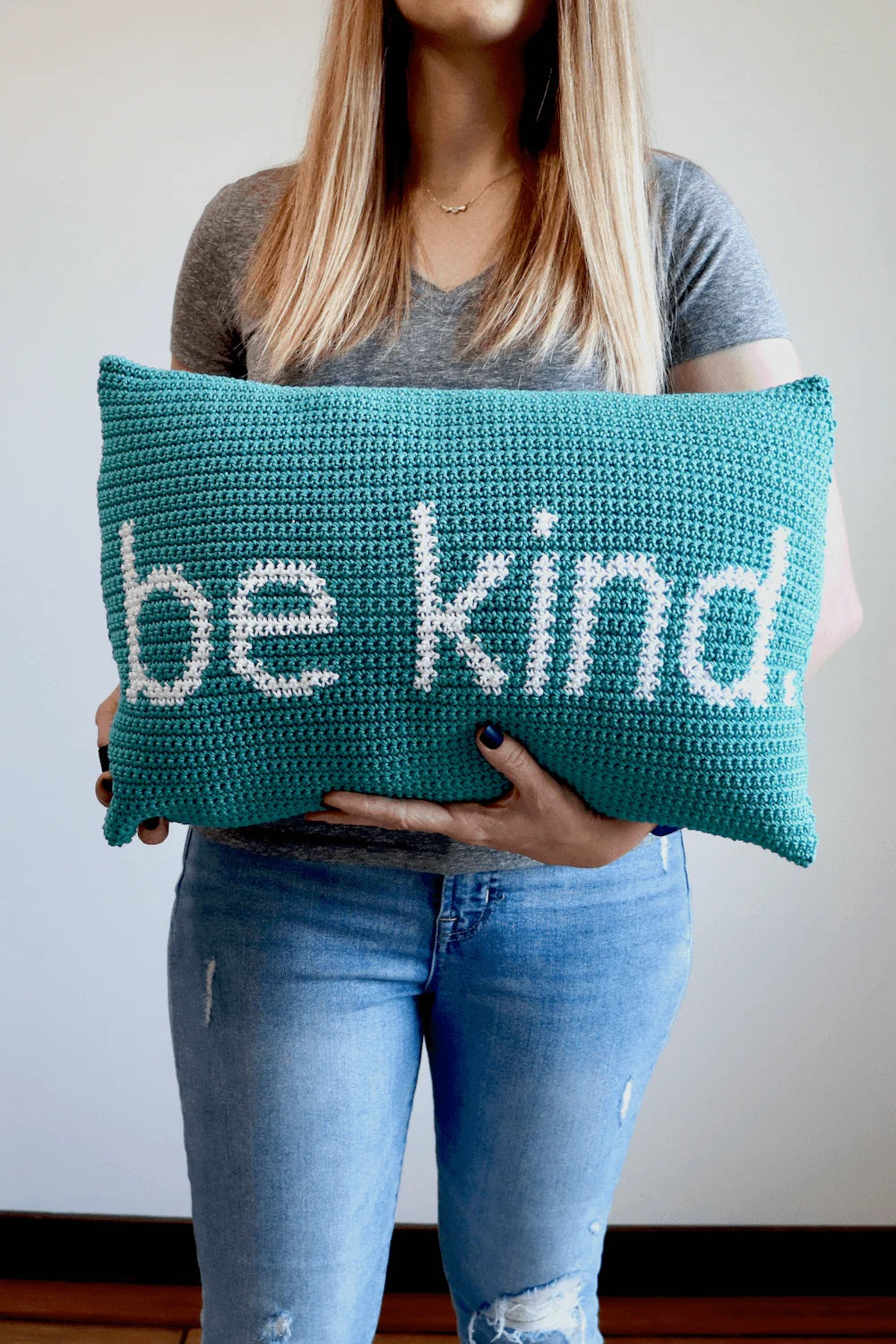 Free Be Kind Pillow Pattern