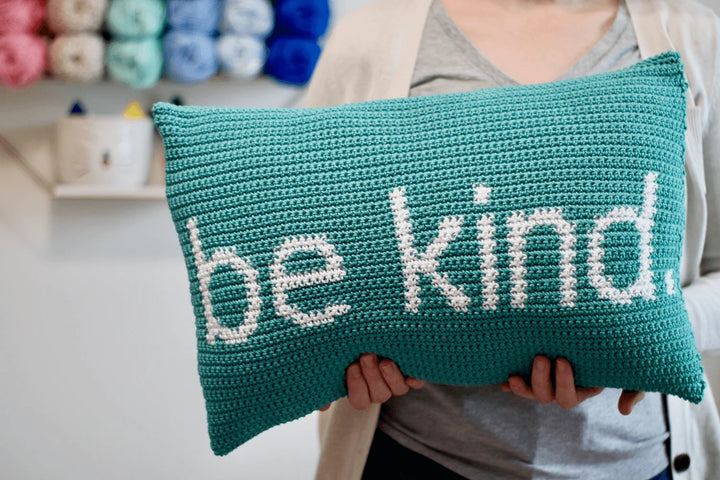 Free Be Kind Pillow Pattern