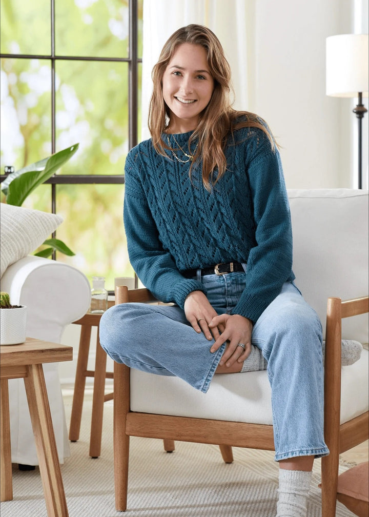 Free Horseshoe Lace Pullover Pattern