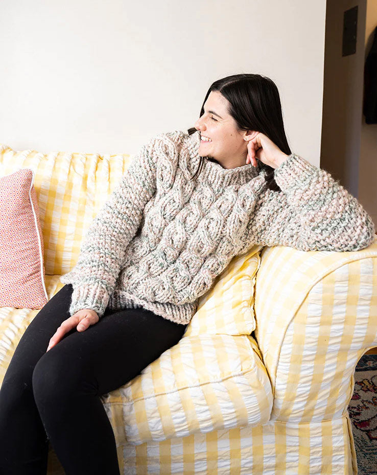 Free Corlears Cable Sweater Pattern – Mary Maxim