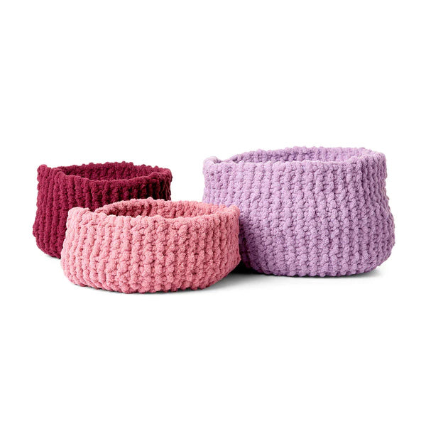 Free Bernat Garter Stitch Knit Baskets Pattern – Mary Maxim