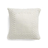 Free Bernat Check Border Knit Pillow Version 2 Pattern